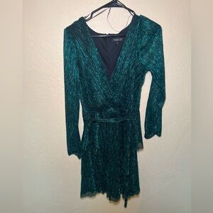Rachel Zoe Teal Long Sleeve Dress